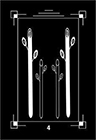 dark-exact - Four of Wands