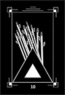 dark-exact - Ten of Wands