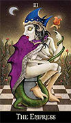 The Empress Tarot card in Deviant Moon Tarot deck