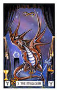 The Magician Tarot card in Dragon Tarot deck