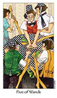 dreaming-way - Five of Wands