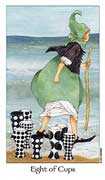 Eight of Cups Tarot card in Dreaming Way deck