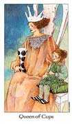 Queen of Cups Tarot card in Dreaming Way deck