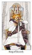 King of Swords Tarot card in Dreaming Way Tarot deck