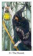 The Hermit Tarot card in Dreaming Way deck