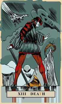 Death Tarot card in English Magic Tarot Tarot deck