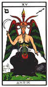 The Devil Tarot card in Esoterico Tarot deck