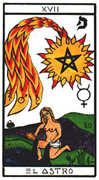 The Star Tarot card in Esoterico deck