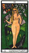 The High Priestess Tarot card in Esoterico deck