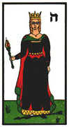 Queen of Wands Tarot card in Esoterico Tarot deck