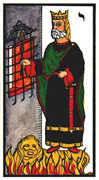 King of Wands Tarot card in Esoterico Tarot deck