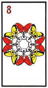 Eight of Cups Tarot card in Esoterico Tarot deck