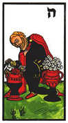 Page of Cups Tarot card in Esoterico Tarot deck