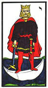 King of Swords Tarot card in Esoterico Tarot deck