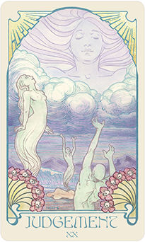 Judgement Tarot card in Ethereal Visions Tarot deck