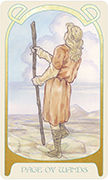 Page of Wands Tarot card in Ethereal Visions deck