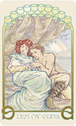 Ten of Cups Tarot card in Ethereal Visions deck