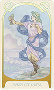 Page of Cups Tarot card in Ethereal Visions Tarot deck