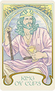 King of Cups Tarot card in Ethereal Visions deck