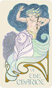 The Chariot Tarot card in Ethereal Visions deck