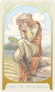 Page of Pentacles Tarot card in Ethereal Visions deck