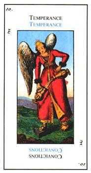 Temperance Tarot card in Etteilla Tarot deck