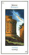 The Tower Tarot card in Etteilla deck