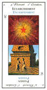 The Sun Tarot card in Etteilla Tarot deck