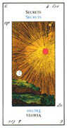 The Emperor Tarot card in Etteilla deck