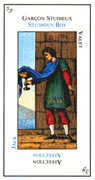 Valet of Cups Tarot card in Etteilla Tarot deck