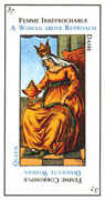 Queen of Cups Tarot card in Etteilla Tarot deck