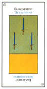 Three of Swords Tarot card in Etteilla deck