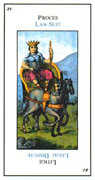 The Chariot Tarot card in Etteilla deck