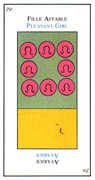 Eight of Coins Tarot card in Etteilla Tarot deck