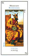 King of Coins Tarot card in Etteilla deck