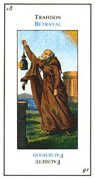 The Hermit Tarot card in Etteilla Tarot deck