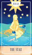 The Star Tarot card in The Fablemaker's Animated Tarot deck