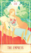 The Empress Tarot card in The Fablemaker's Animated Tarot Tarot deck