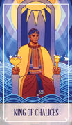 King of Chalices Tarot card in The Fablemaker's Animated Tarot Tarot deck