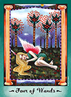 faerie-tarot - Four of Wands