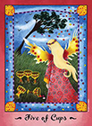 faerie-tarot - Five of Cups