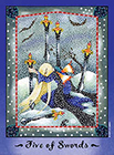 faerie-tarot - Five of Swords