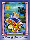 faerie-tarot - Four of Coins