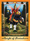 faerie-tarot - Knight of Coins