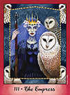 The Empress Tarot card in Faerie Tarot deck