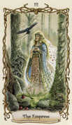 The Empress Tarot card in Fantastical Creatures deck
