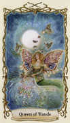 Queen of Wands Tarot card in Fantastical Creatures Tarot deck