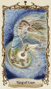 King of Cups Tarot card in Fantastical Creatures deck