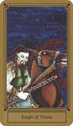 Knight of Wands Tarot card in Fantastical Tarot deck