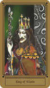 King of Wands Tarot card in Fantastical Tarot deck
